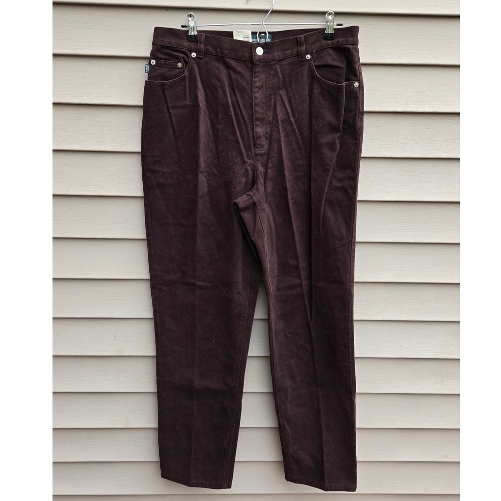 Lauren Ralph Lauren Classic Fit Pants Brown Walnut 14W NWT